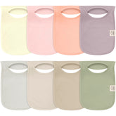KeaBabies Hallo Bibs colors ensemble shows unisex styling and drool protection