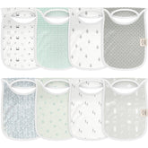 KeaBabies Hallo Bib pullover design enables easy on and all-day wear.