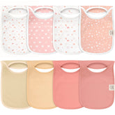 KeaBabies Hallo Baby Bibs overview with soft fabrics and butterfly colors for daily wear