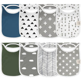 KeaBabies Hallo Baby Bibs pack overview shows soft, absorbent bibs for drool-prone infants.
