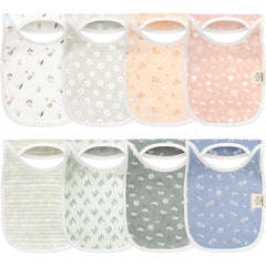 KeaBabies Hallo bib pullover design on baby for easy on and off