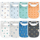 KeaBabies Hallo bib pullover design enables easy on and mess-free outfits.