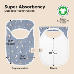 KeaBabies Hallo organic cotton closeup demonstrates gentle fabric