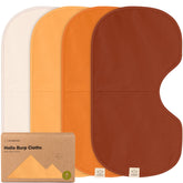 KeaBabies Hallo Burp Cloths shoulder coverage for clean feeding sessions.