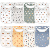 KeaBabies Hallo pullover bib on baby keeps drool contained for busy days