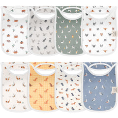 KeaBabies Hallo pullover bib on baby keeps drool contained for busy days