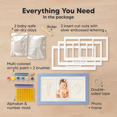 KeaBabies handprint kit with acrylic paint for personalization