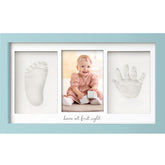 KeaBabies handprint kit cover with glass frame ready for display keepsakes.