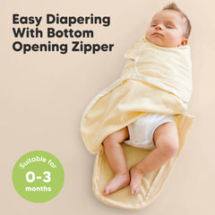 KeaBabies hip-healthy design supports natural hip movement in newborns.