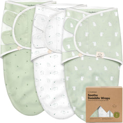 KeaBabies hip-support swaddle sack highlights ergonomic hip comfort for newborns.