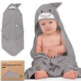 KeaBabies hooded-towel-35x35 provides gentle newborn drying after bath
