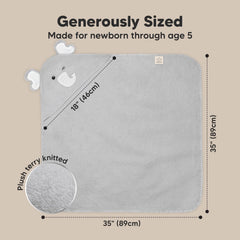 KeaBabies hood detail shows soft-touch finish for baby comfort.