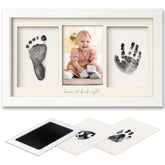 KeaBabies inkless handprint kit Alpine White packaging previews a gift-ready keepsake.