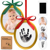 KeaBabies inkless handprint ornament keepsake for baby's first Christmas