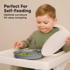 KeaBabies lid used as compact storage for leftovers