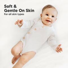 KeaBabies elastic band seam ensures a secure, slip-free sleep surface.
