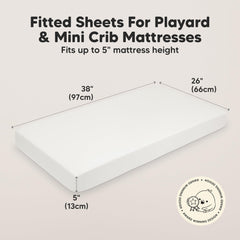 KeaBabies SnugFit technology stretch for easy on/off and snug bedding.