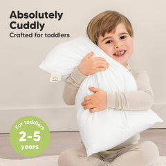 KeaBabies My Little Cuddly Pillow bamboo fabric close-up shows breathable softness
