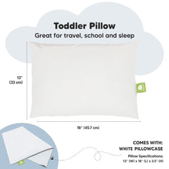 KeaBabies My Little Dreamy Toddler Pillow helps travel naps feel easier.