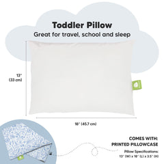KeaBabies nautical print pillowcase adds playful design for travel naps.