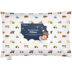 KeaBabies My Little Dreamy 13x18 toddler pillow, compact for travel naps.