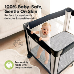 KeaBabies neutral-design soft-texture demonstrates versatile nursery styling.