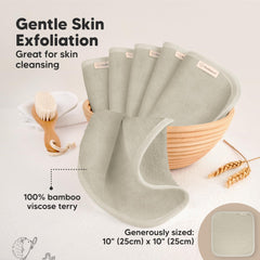 KeaBabies newborn-friendly washcloths are gentle on delicate skin during baths.