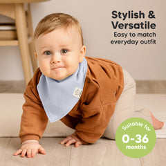 KeaBabies nickel-free adjustable snaps ensure a secure grow-with-baby fit.