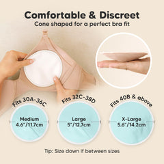 KeaBabies 3 layer leak protection pad highlighting multi layer bamboo viscose and waterproof outer layer.