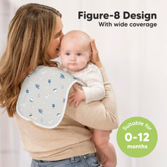 KeaBabies three-layer design highlighted for soft comfy protection