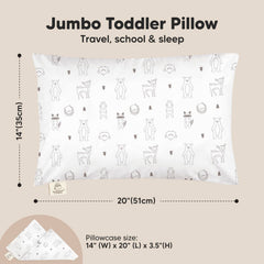 KeaBabies organic cotton cover 14x20 with OEKO-TEX and GOTS certs