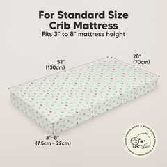 KeaBabies organic-cotton-jersey close-up showcases breathable fabric for cozy baby sleep.