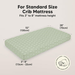 KeaBabies organic cotton jersey sheets close-up emphasizing breathable comfort