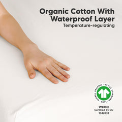 KeaBabies organic cotton mini crib sheets offer breathable, gentle skin contact for newborns.