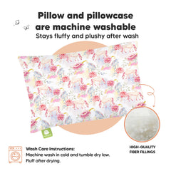 KeaBabies organic cotton pillowcase fabric closeup emphasizes breathable material for year-round comfort.