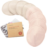 KeaBabies Organic Nursing Pads 8-pack package for convenient weekly supply.