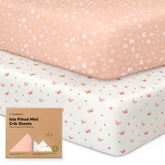KeaBabies pack-n-play sheets fitted 38x26 offer soft snug comfort for portable travel play sessions.