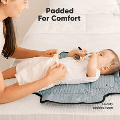 KeaBabies padded comfort during changes offers plush cushioning for babies.