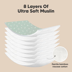 KeaBabies Prairie soft cotton burp cloth feels gentle on delicate skin.
