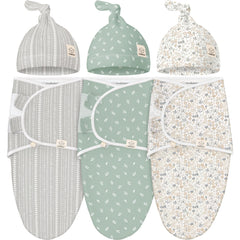 KeaBabies Prairie swaddle gift box packaging, ideal for baby shower gifts.