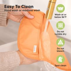 KeaBabies Presto bib is machine washable for easy cleanup.