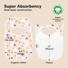 KeaBabies Prism close-up of organic cotton fabric texture
