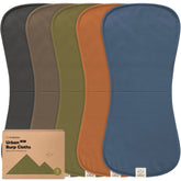 KeaBabies Quin burp cloth pattern highlights soft organic cotton weave and chic texture