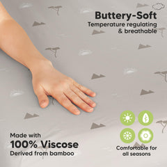 KeaBabies Savannah snugFit elastic edges ensure secure fit