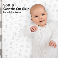 KeaBabies concealed SnugFit Band detail keeps sheets securely in place