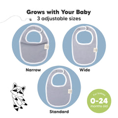 KeaBabies soft-organic-cotton bibs emphasize plush feel and skin-friendly comfort.