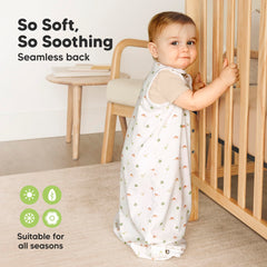 KeaBabies soft organic cotton sleepsack is lightweight and season-friendly.