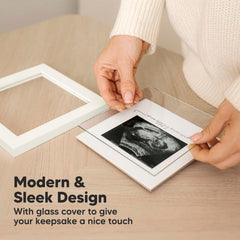 KeaBabies Solo Sonogram Frame gift box ready for gifting to celebrate