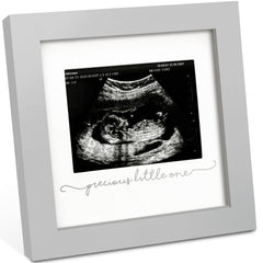 KeaBabies Solo Sonogram Frame with real glass cover preserves ultrasound photos elegantly.