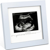 KeaBabies Solo Sonogram Frame front view with glass cover for a polished nursery display